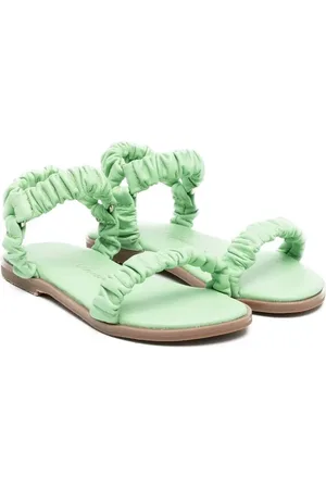 AGE OF INNOCENCE Kyle ruched leather sandals