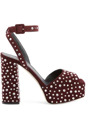 Giuseppe Zanotti 120mm crystal-embellished leather sandals