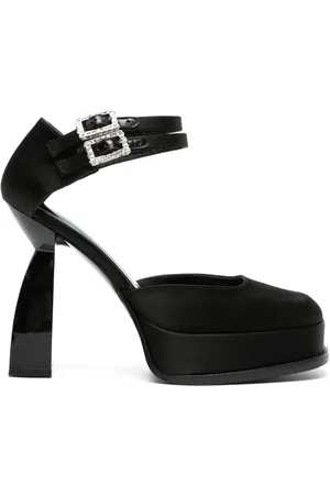 NODALETO Angel Y 120mm satin pumps