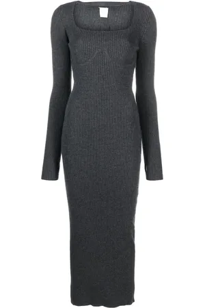 Patou Long-sleeve knitted dress