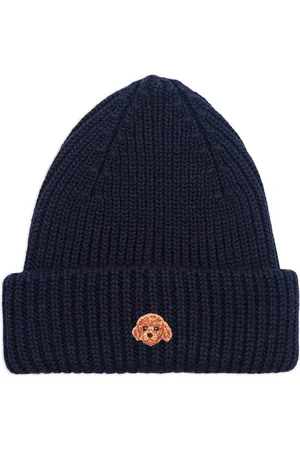 PELO FOUNDATION Dog-appliqu?? beanie