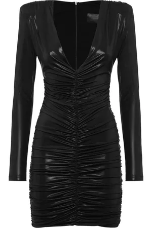 Philipp Plein LS Shiny mini dress