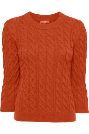 N.PEAL Cable-knitted jumper