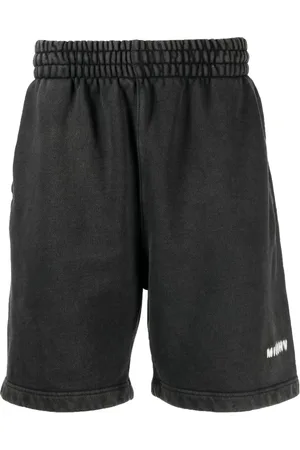 MISBHV Community logo-print track shorts