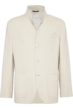 Brunello Cucinelli Single-breasted cashmere blazer