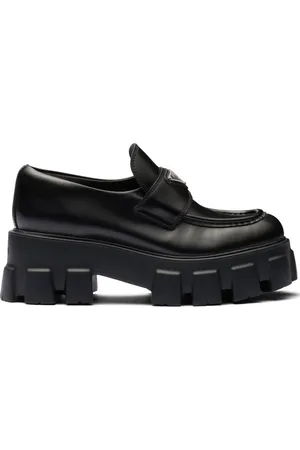 Prada Monolith 55mm leather loafers