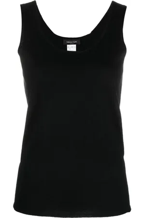 Fabiana Filippi Scoop-neck knitted tank top