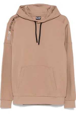 EA7 Rubberised-logo hoodie