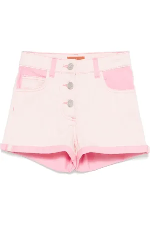 Missoni Logo-embroidered denim shorts