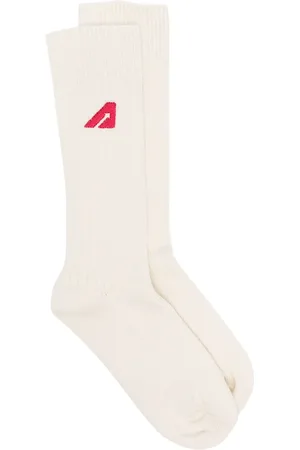 Autry Logo-embroidered crew socks