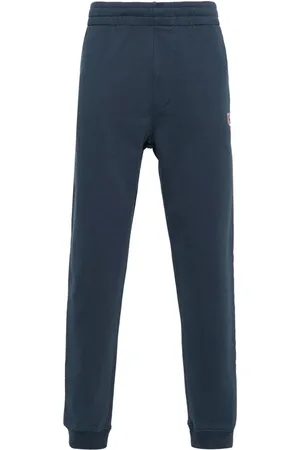 Maison Kitsuné Logo-patch cotton track trousers