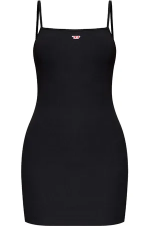 Diesel D-Hopy-D logo-appliqu?? mini dress