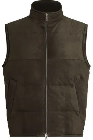 Ermenegildo Zegna Padded suede gilet