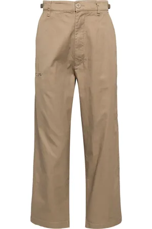 Izzue Logo-embroidered casual trousers