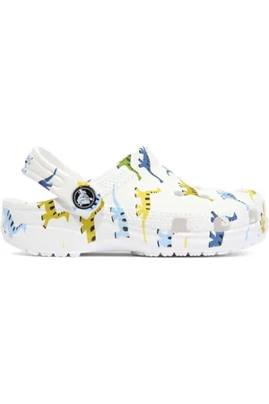 Crocs Classic dinosaur-print clogs