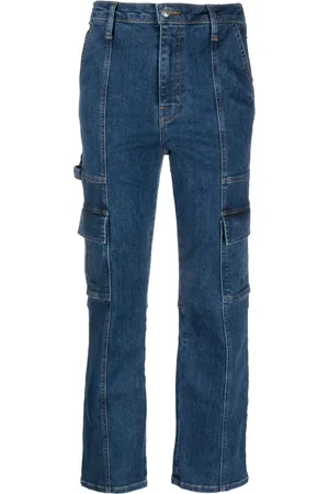 Simkhai High-rise cropped-leg jeans