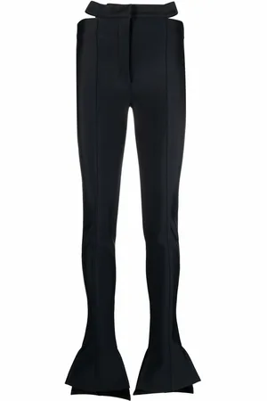 MUGLER Cut-out detail trousers