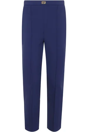 Elisabetta Franchi Logo-plaque trousers
