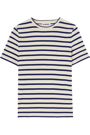 Jil Sander Striped cotton T-shirt