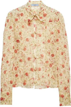 Prada Floral print silk shirt