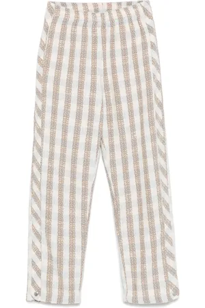 BLUE SKY INN Checked boucl?? trousers