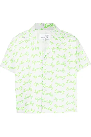 Natasha Zinko Slogan-print short-sleeved shirt