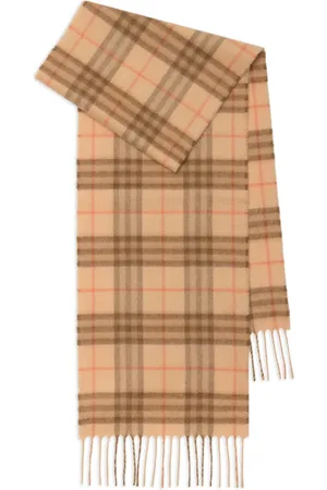 Burberry Checked cashmere scarf