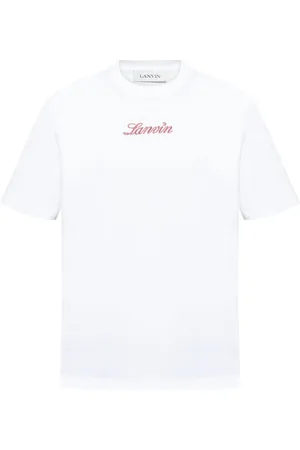 Lanvin Logo-embroidered T-shirt