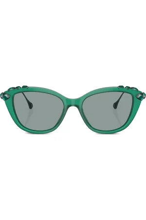 Swarovski Crystal-embellished cat-eye frame sunglasses