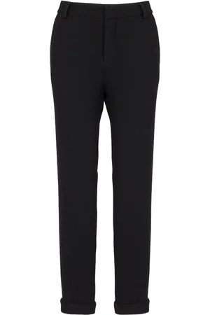 Balmain High-waisted tapered-leg trousers