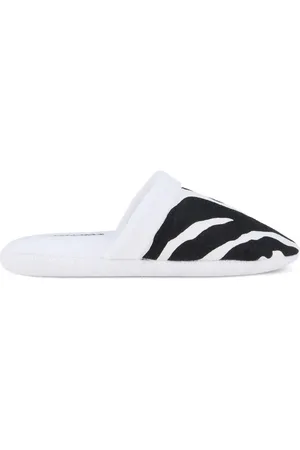 Dolce & Gabbana Zebra-print terry slippers