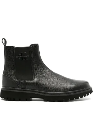 Calvin Klein Eva leather chelsea boots