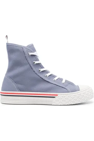 Thom Browne RWB-stripe high-top sneakers
