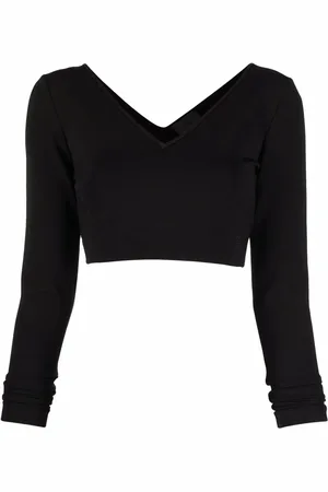 Givenchy V-neck long-sleeve top