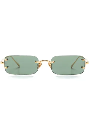 Linda Farrow Taylor rectangle-frame sunglasses