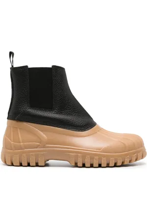 Diemme Balbi two-tone leather ankle boots