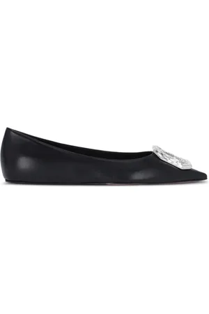 Amina Muaddi Camelia ballet flats