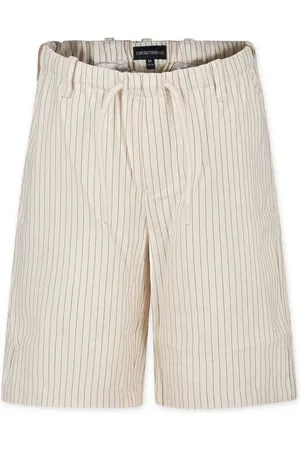 Emporio Armani Striped straight-leg shorts