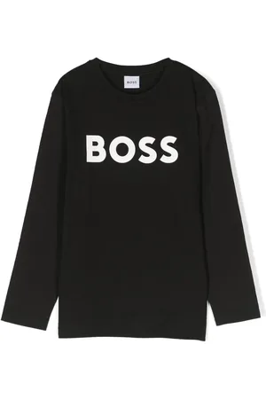 HUGO BOSS Logo-print long-sleeve T-shirt