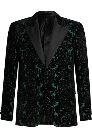 Etro Brocade velvet blazer