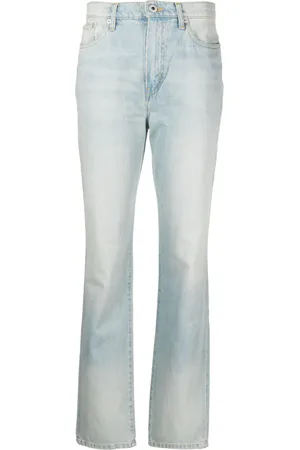 Kenzo Japanese high-waisted straight-leg jeans