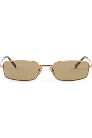 Prada Thin rectangle-frame sunglasses