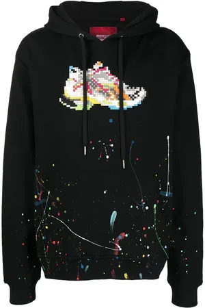 MOSTLY HEARD RARELY SEEN Sneaker-print long-sleeve hoodie
