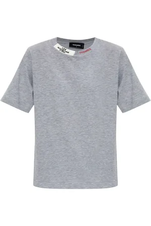 Dsquared2 Ribbed-detailing cotton t-shirt