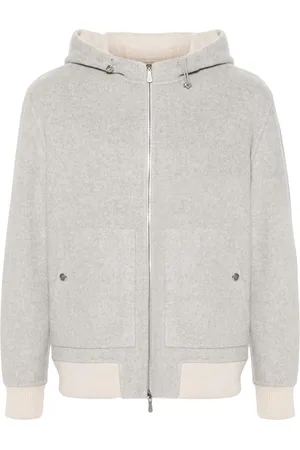 ELEVENTY Felted bomber jacket