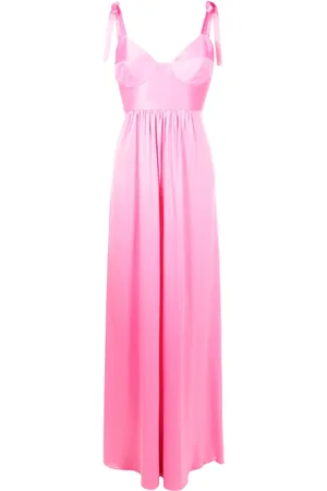 Lethicia Bronstein Beta bow-strap maxi dress