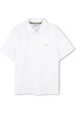 HUGO BOSS Logo-embroidered cotton polo shirt