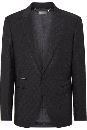 Philipp Plein Monogram-pattern blazer