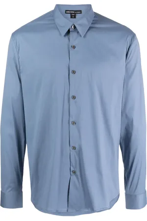 James Perse Cotton-blend poplin shirt