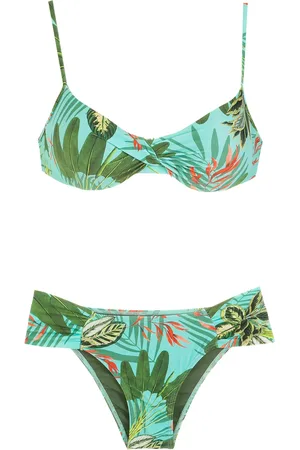 Lygia & Nanny Vit??ria tropical print bikini set
